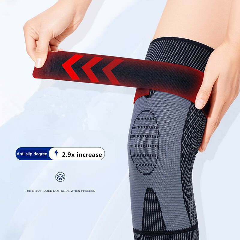 2 szt./zestaw opaski antypoślizgowy kompresyjny stabilizator na kolano stawu kolanowego ochrona przed zimnem sportowy elastyczny ochraniacz na kolano ochraniacz na palce