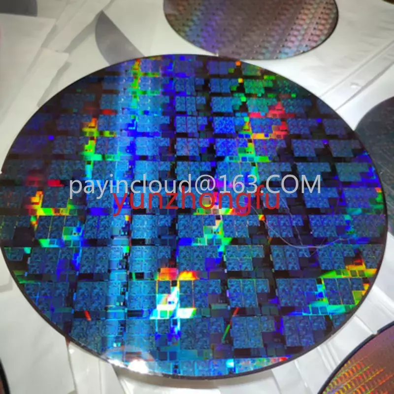 Chip sirkuit semikonduktor Wafer tes pengajaran silikon baru 12 inci 8 6 CPU litografi