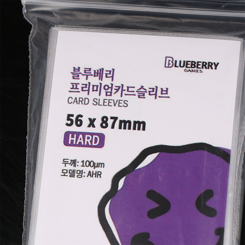 50pcs Kpop Card Sleeves 57.5x89mm 3 pollici 6 pollici supporto trasparente per cartoline film Photocard Game Cards Protector