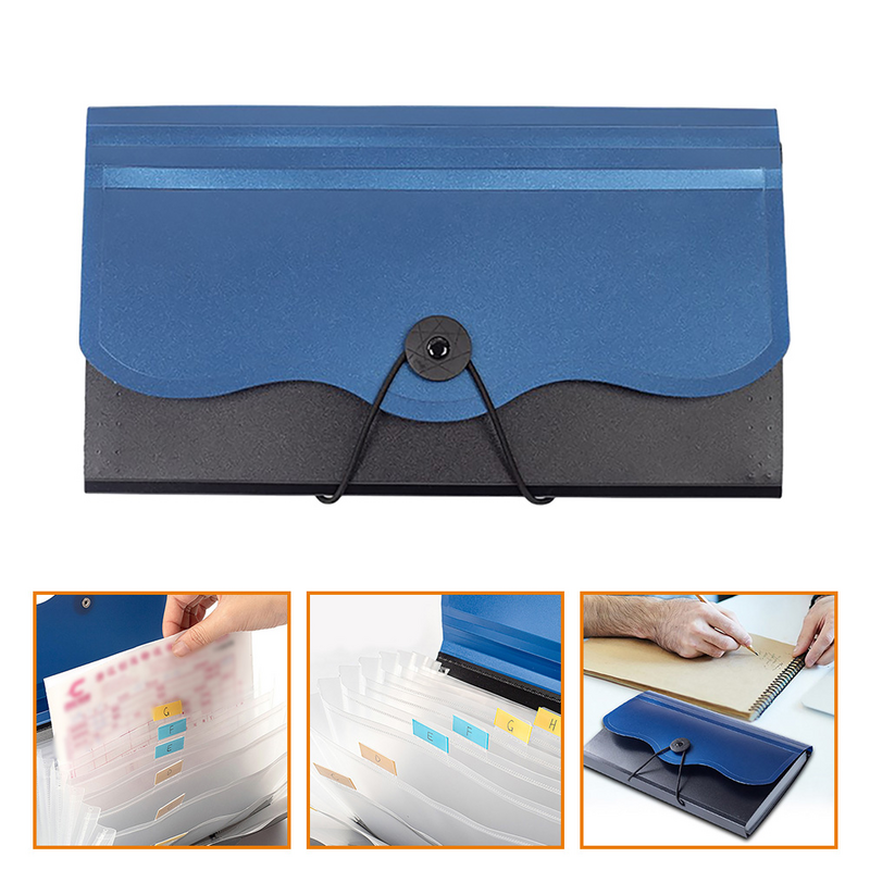 Document Organizer Bestand Organizer Opbergtas Houder Mappen Polyester Draagbare Grote Capaciteit