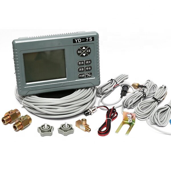 YD-7S New Style Diesel Engine Monitor 7 In 1 LCD Display Speed Water Oil Temperature Voltage And Timing
