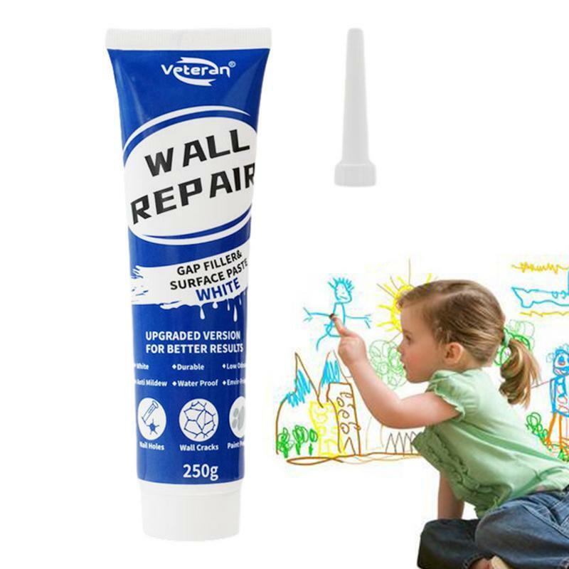 Reparasi dinding spakle pasta perbaikan Drywall Patch cepat dan mudah untuk memperbaiki lubang retak grafiti penyok di dinding kayu