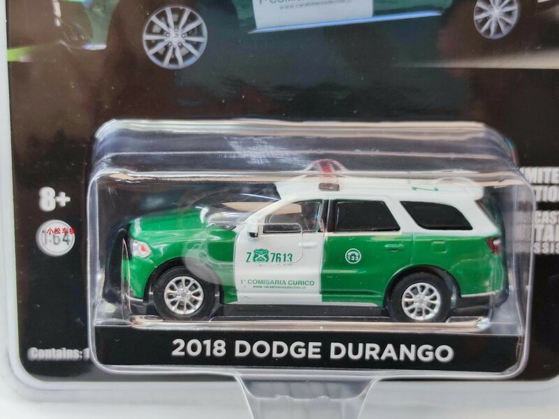 GreenLight 1:64 2018 Dodge Durango Chile Xe Ô Tô Cảnh Sát Thu Thập Hợp Kim Hình Ô Tô Cho Quà Tặng