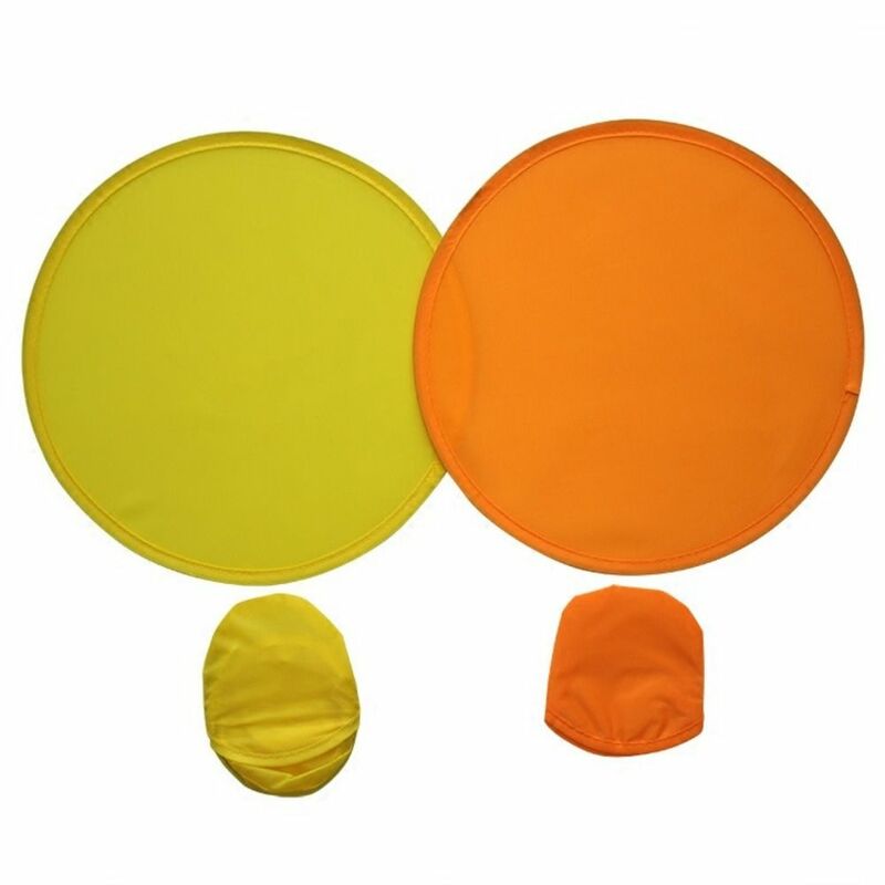 2023 Collapsible Summer Round for Outdoor with Pocket Child Toy Flying Disk Folding Fans Circular Fan