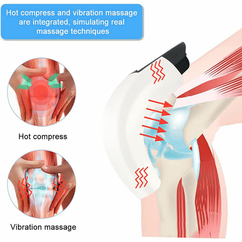 Massaggiatore per ginocchio intelligente riscaldamento elettrico ginocchiera terapia di riscaldamento a infrarossi 2023 massaggiatore artrite terapia del dolore sollievo articolare