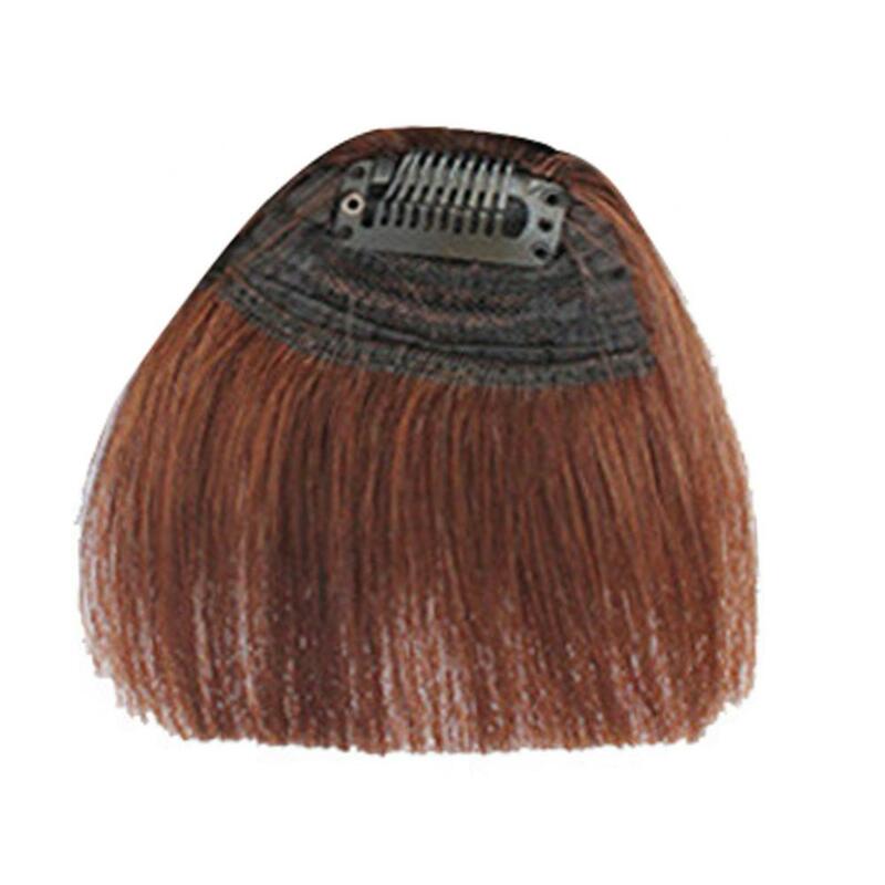 Sottile/spesso Fake Air Bangs strumenti per lo Styling dei capelli ragazze Mini Seamless Fake Bang frangia parrucchino estensione dei capelli capelli sintetici