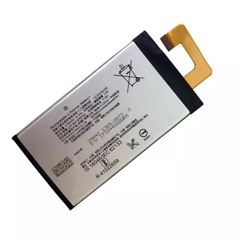 Bateria original do telefone móvel do polímero do lítio, recarregável + ferramentas, Sony XPERIA XA1 Ultra, G3221, G3212, 2700mAh, LIS1641ERPC