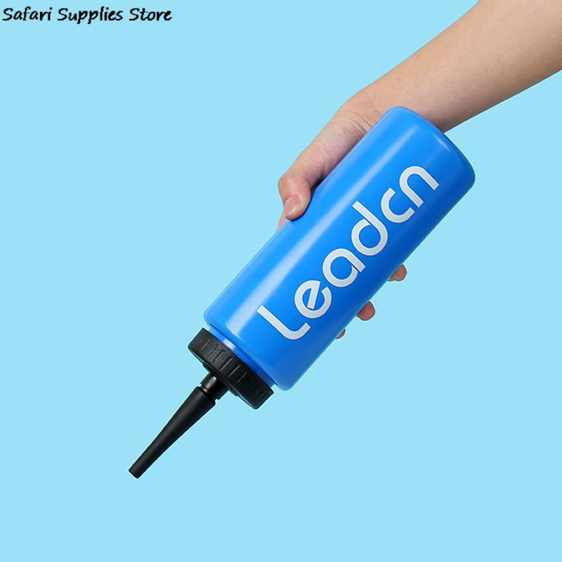 Botella de agua deportiva con pajita larga, accesorio a prueba de fugas, Hockey sobre hielo y fútbol, 5 colores, 1000ML, 1 unidad