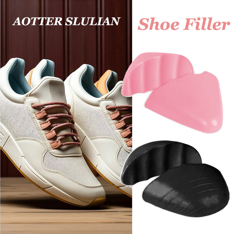 New Women Shoe Filler Loose Shoes Toe Cushion Inserts Adjust Shoe Size Reducer Insoles For High Heels Sports Shoes Forefoot Pads