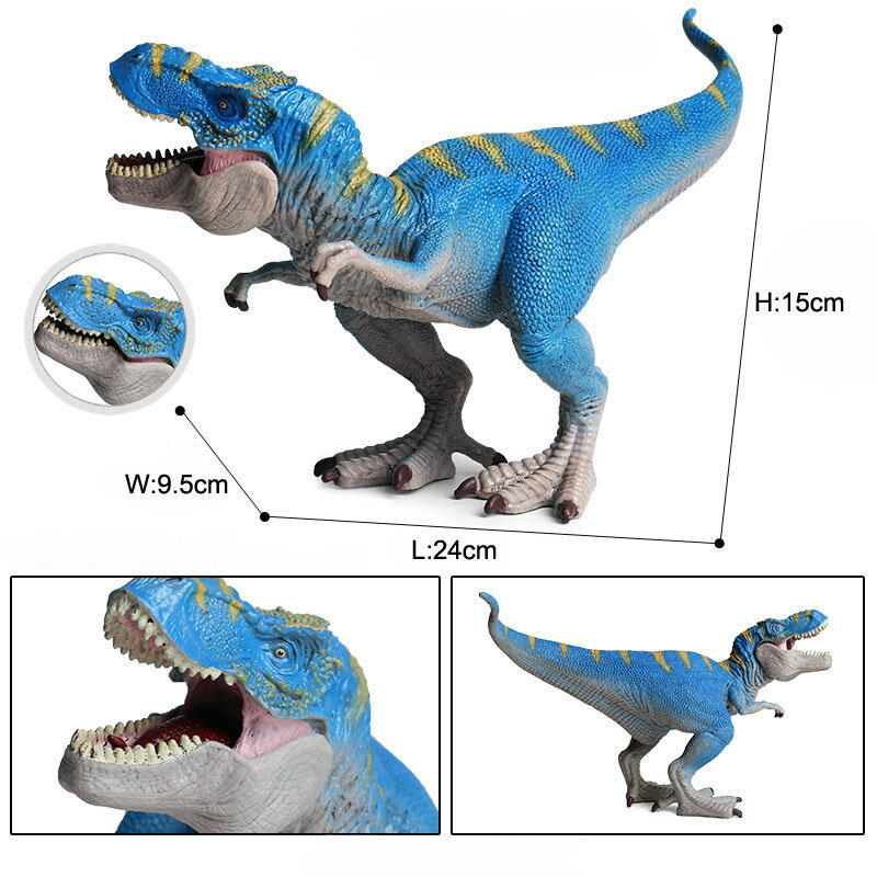 새로운 쥬라기 공룡 세계 동물 모델 Carnotaurus Velociraptor Tyrannosaurus 장난감 피규어 어린이 교육 완구 수집