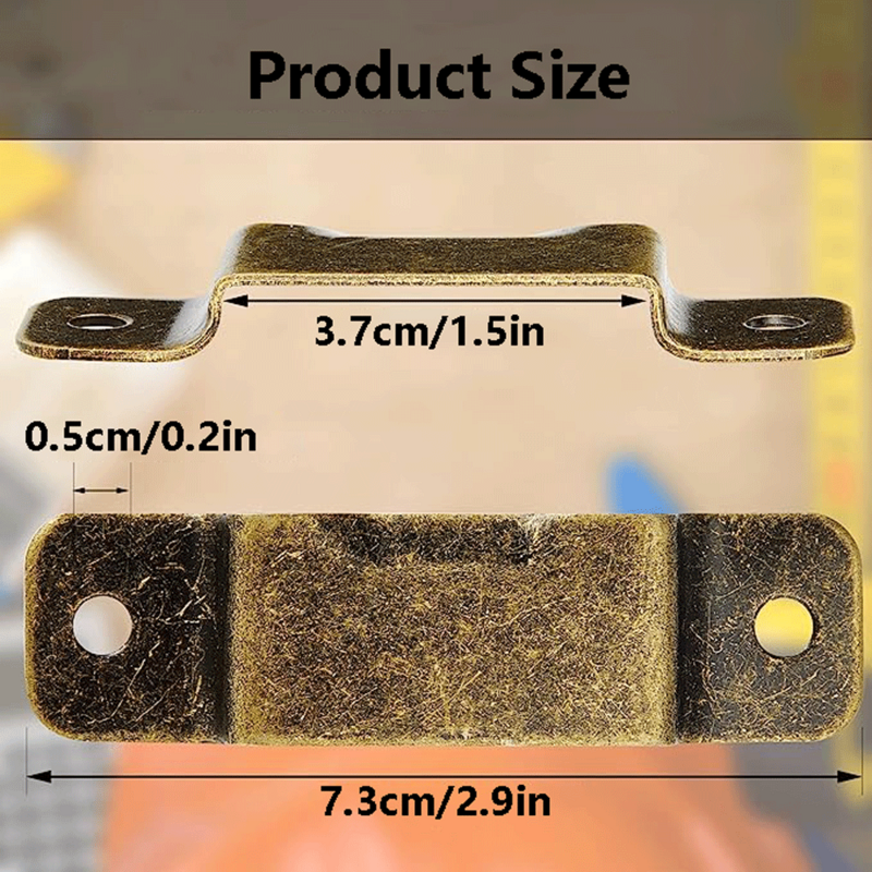4 buah pita pengukur Vintage klip logam pengukur gantungan alat kulit penjepit tas pinggang alat portabel pemegang tas alat