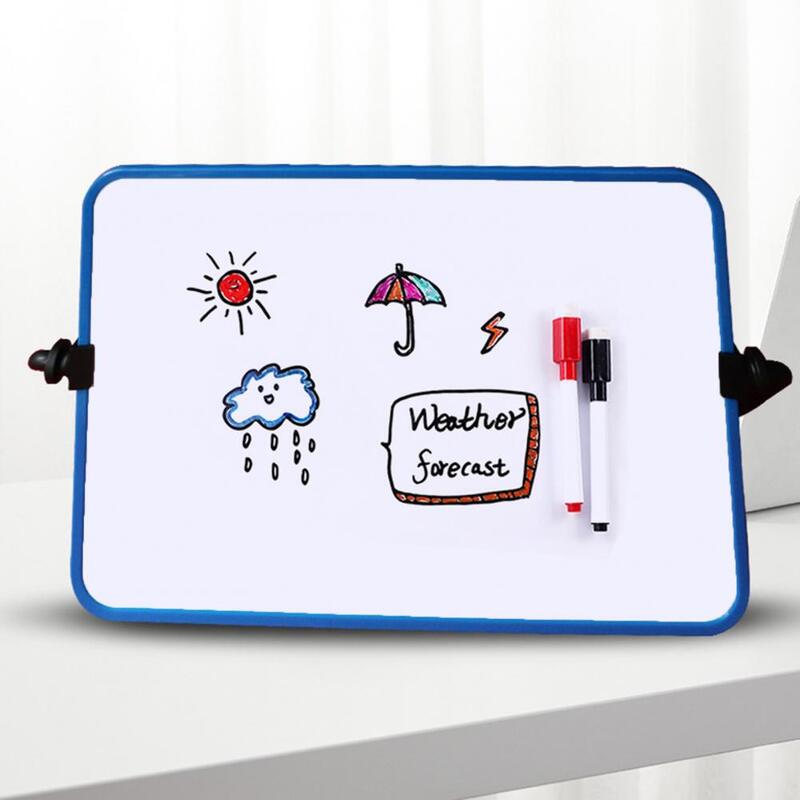 1 Set Dry Erase Board Small Anti-scratch A4 Magnetic Whiteboard Angle Adjustable Mini Whiteboard School Supplies