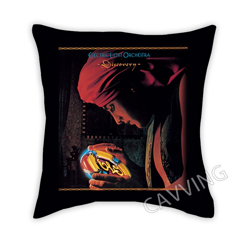 Electric Light Orchestra ELO 3D Printed  Polyester Decorative Pillowcases Throw Pillow Cover Square Zipper Cases Fans Gifts