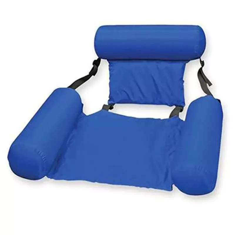 Sommer Aufblasbare Stuhl Faltbare Schwimm Reihe PVC Schwimmbad Wasser Hängematte Luft Matratzen Bett Strand Wasser Sport Liege Stuhl