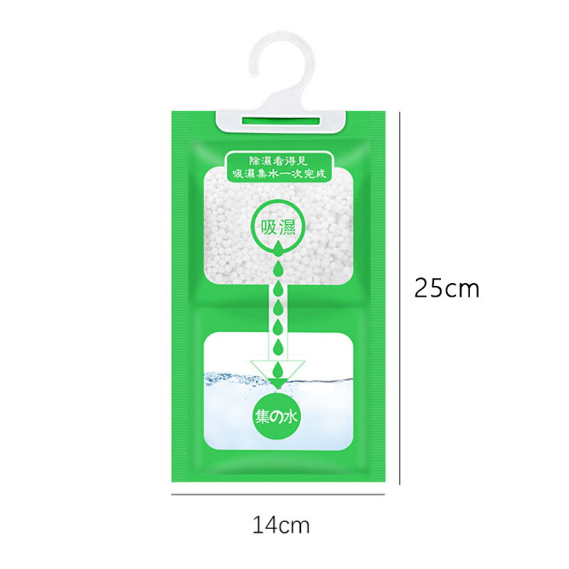 1pc Moisture Absorbers Portable Dehumidifiers Dry Bag Hangable Closet Indoor Desiccant Effectively Trapping Extra Moisture