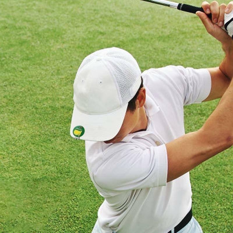 Klip topi Golf magnetik, klip topi Golf magnetik, posisi bola Golf, logam dapat dilepas, berbagai gaya, hadiah pegolf