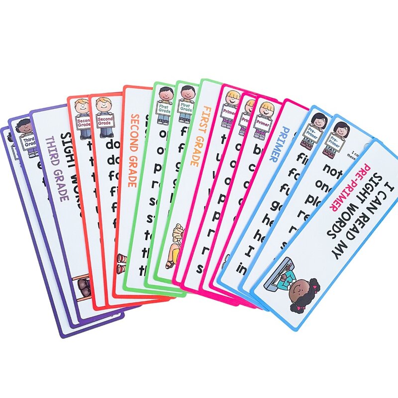 Montessori Sight Words Flashcards Flashcards Vocabulary Building English Sight Words Learning Cards Common Words Word Lists