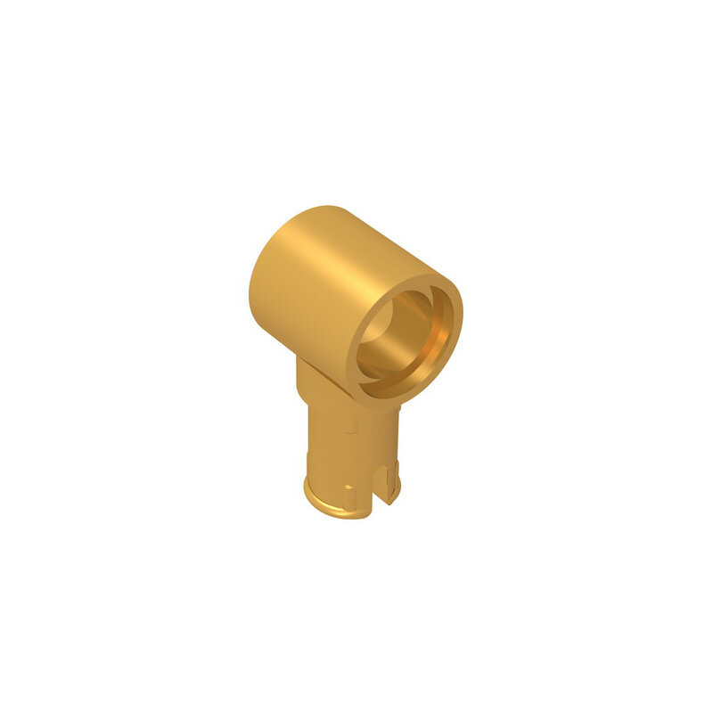 Piezas MOC para GDS-925 técnico, Pin con crestas de fricción en sentido alargado y agujero de pasador compatible con juguetes lego 15100