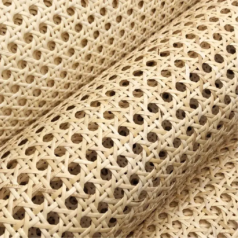 30-55CM Wide Natural Rattan Cane Webbing Sheets Real Indonesia Rattan Roll Wall Decor Furniture Chair Table DIY Repair Material