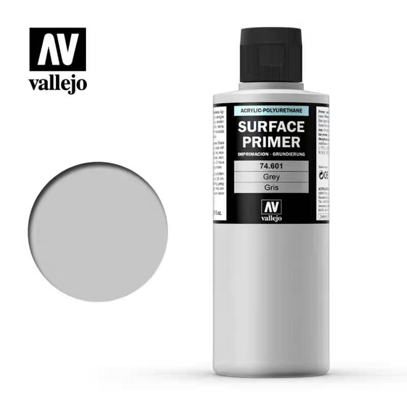 Vallejo Surface Primer poliuretano acrilico, 17/60/200ml