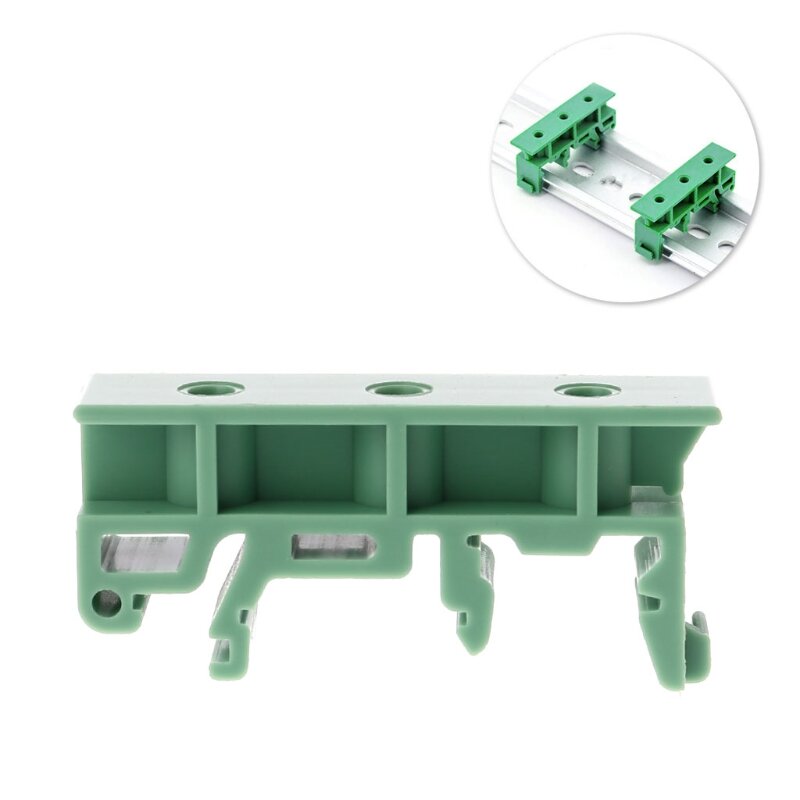 P82D 2pcs DRG-01 PCB Mounting Brackets For DIN 35mm Rail Adapter Circuit Board Mounting Bracket Replacements Parts