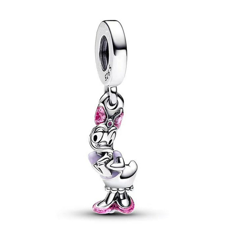 Disney Donald Duck ciondola le perline di fascino Fit Pandora Charms argento 925 perline originali Charm per ciondolo gioielli regalo