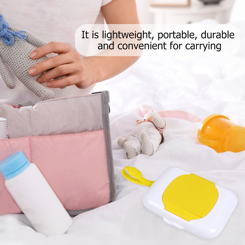 Boîte de rangement de lingettes pour bébé, porte-lingettes de voyage, porte-lingettes pour bébé, boîte de rangement de mouchoirs, support de distributeur de lingettes