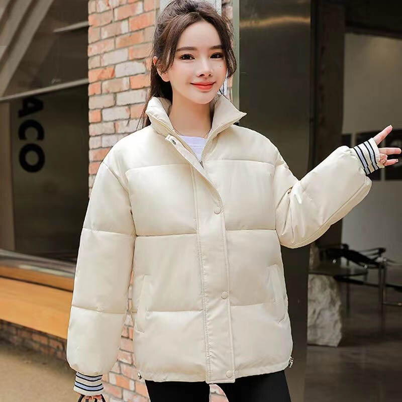 Women Jacket Winter Parkas Female Down Cotton Jackets Short Student Casual Stand Collar Warm Parka Ladies Jacket 2023 New