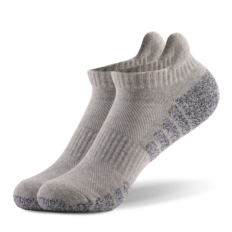 3pairs thickened towel bottom running socks mesh boat socks non-slip breathable sports socks Low cut Men's socks Women's socks