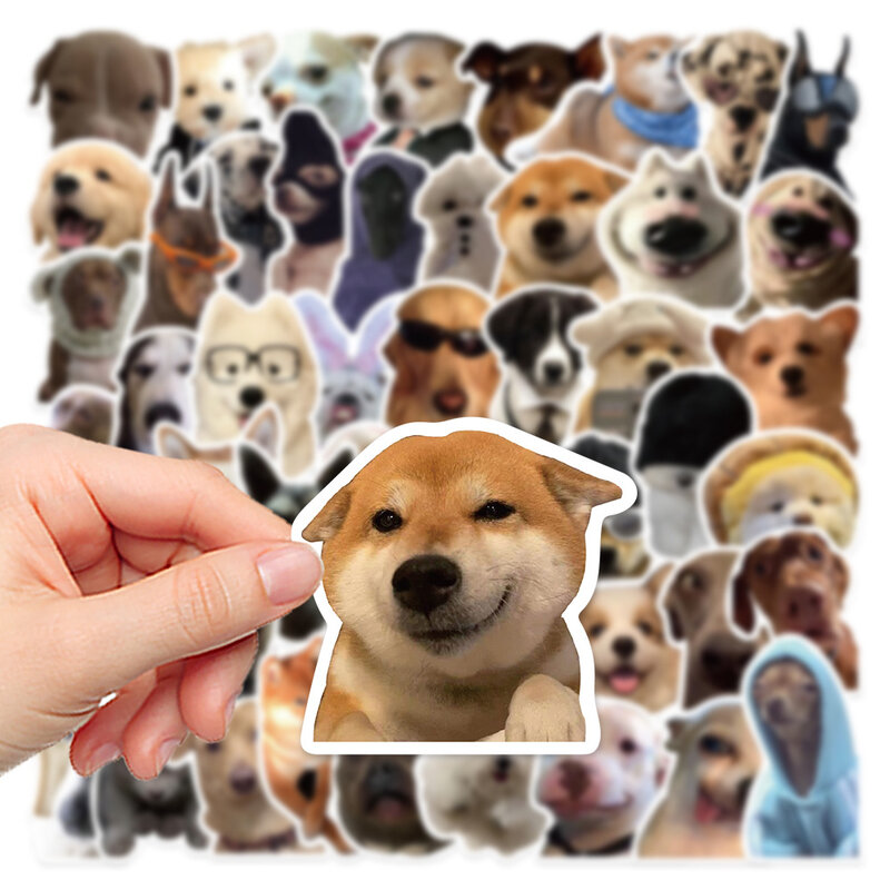 10/30/50PCS Cute MEME Dog Stickers Funny Decals Classic DIY Toy Waterproof for Suitcase Fridge Skateboard Notebook Guitar Gift
