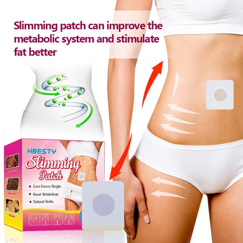 3box Slimming Patches Body Sculpting Belly Stickers Fat Burning Weight Loss Body Firming Waist Slim Navel Patch Weight Loss