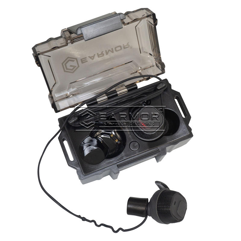 EARMOR – bouchons d'oreille électroniques M20 MOD3, Anti-bruit, en Silicone, pour la chasse, tir, NRR22db