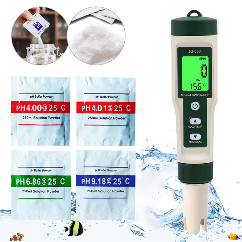 PH Calibration Powder  4.00 4.01 6.86 9.18 Solution Calibration Buffer Powder Accuracy For Drinking Pool Measurement Tools