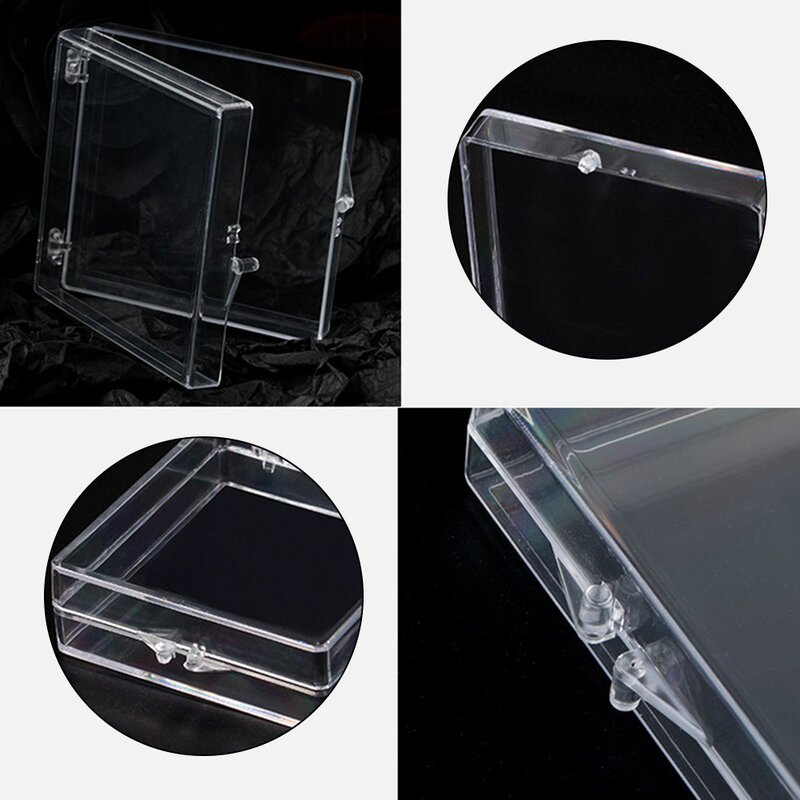 Удобная армированная коробка для хранения ручной работы, прозрачная акриловая упаковка, подходит для демонстрации и организации мелких предметов