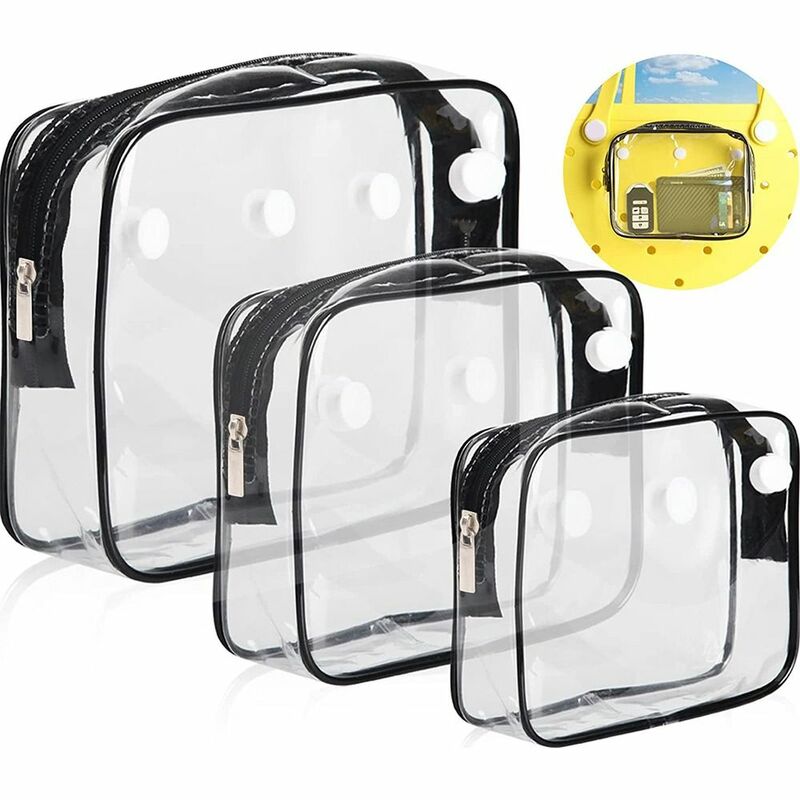 Aksesori tas jinjing pantai ngg bening PVC casing mandi transparan tas pantai EVA aksesori untuk pengatur perjalanan/tas Bogg