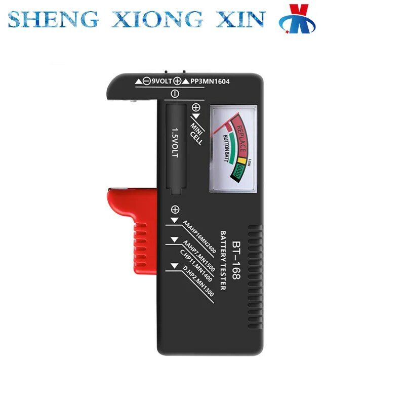 1pcs Battery Electric Quantity Tester Digital Display Test Display BT-168D Can Measure The 5th And 7th Rechargeable Batteries