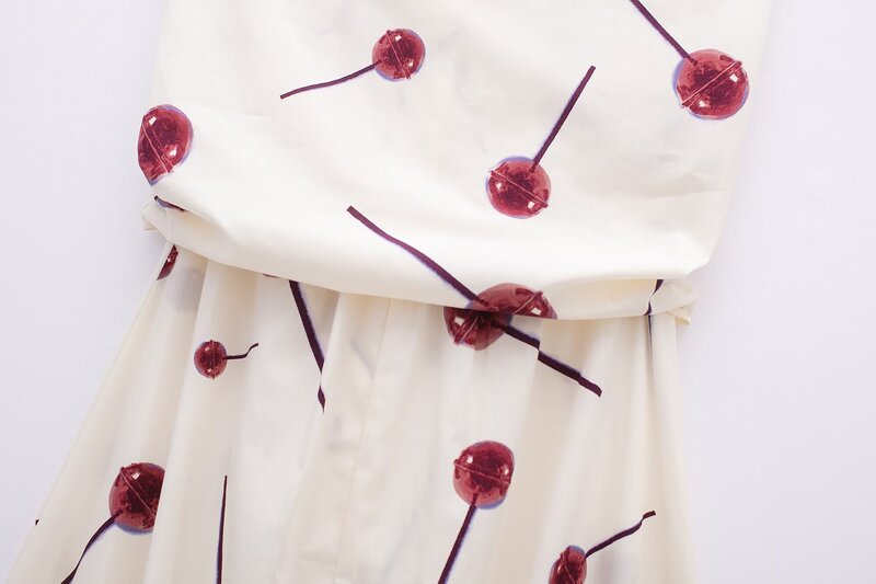 Donne 2024 New Chic Fashion Soft Touch stampato popeline shirtMidi Dress cinghie Vintage abiti femminili robe
