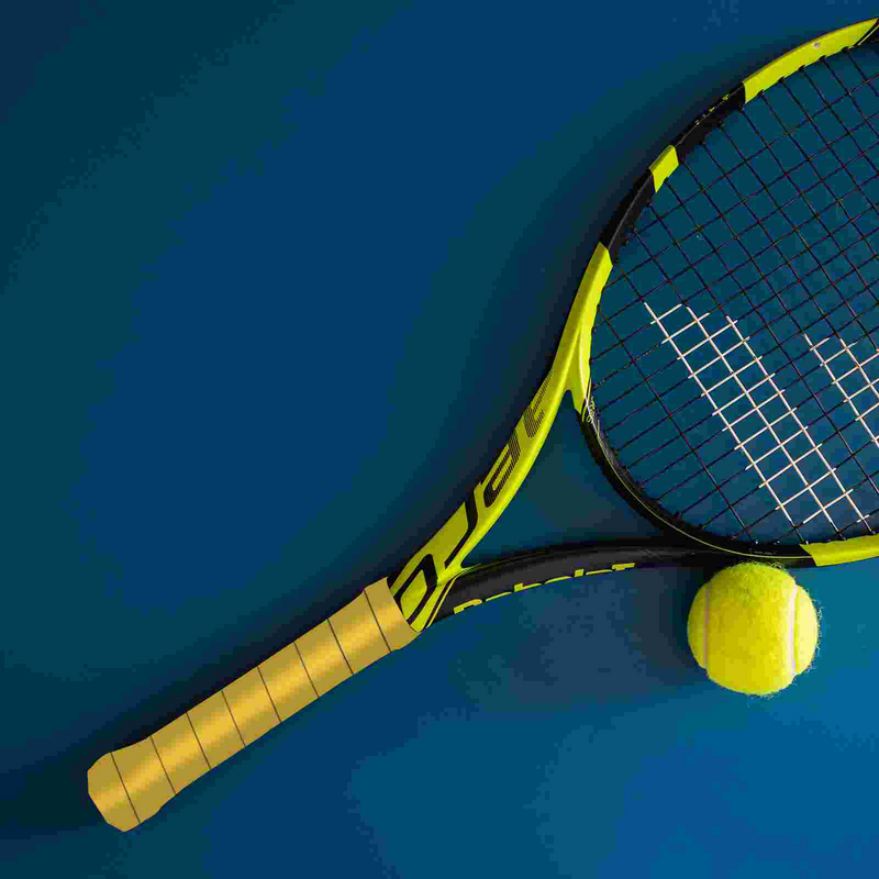 Cinta absorbente de sudor para raqueta de tenis, bandas de sudor antideslizantes, Color aleatorio, 110x2,5 cm