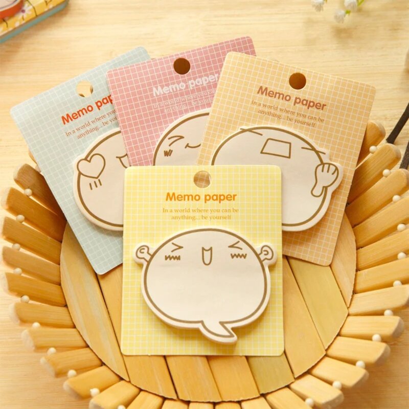 Not Easily Damaged Cartoon Cute Onion Smilies Sticky Paper Paper Thickness Sticky Notes Strong Viscosity