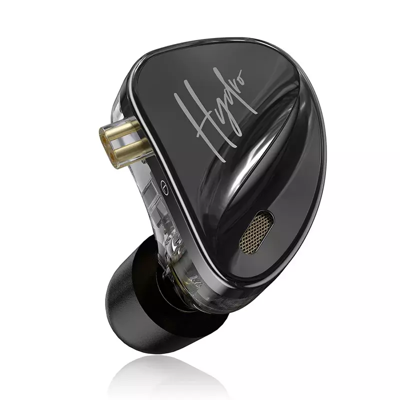 CCA Hydro 2DD + 8BA IEM douszny system monitorowania słuchawki HiFi przewodowe słuchawki douszne z odłączany kabel słuchawkami dla muzyków audiofilów