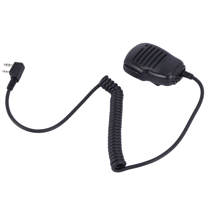 2 pinos mini ptt alto-falante mic para baofeng kenwood walkie talkie, uv-5r, uv-82, bf-888s, rádio em dois sentidos