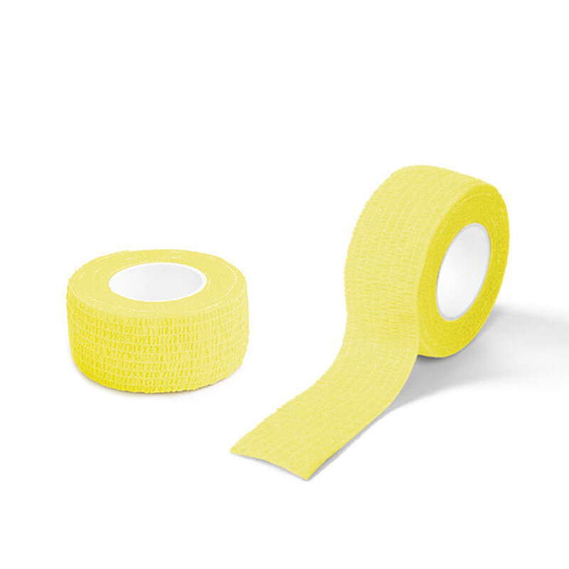 2 rolki 2.5cm * 4.5m samoprzylepne przylepny bandaż elastyczny kolorowe włókniny bandaż sportowy zestaw pierwszej pomocy bandaże medyczne