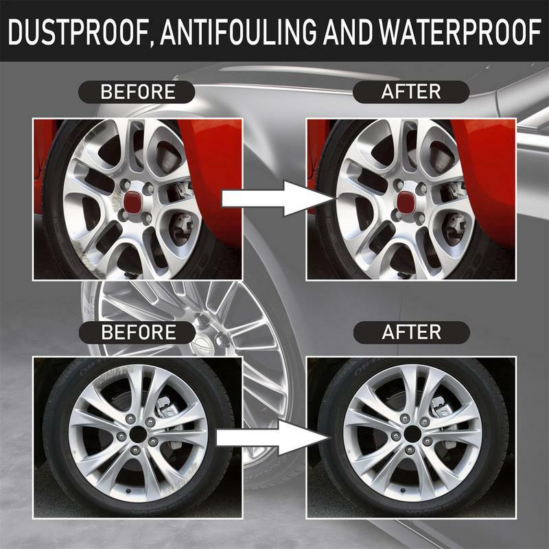 Wheel Restoration Tool Kit Alloy Wheel Repair Kit For Tire Scratch Anti-Rust Wheel Repair Adhesive Set Vehicle Accessories