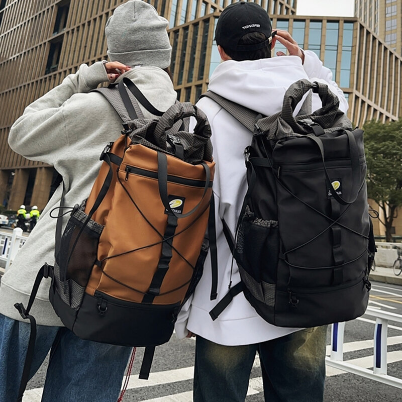Outdoor-Reise rucksack mit großer Kapazität für Männer Frauen Schüler Schult asche Camping Wander rucksäcke Oxford Multifunktion taschen