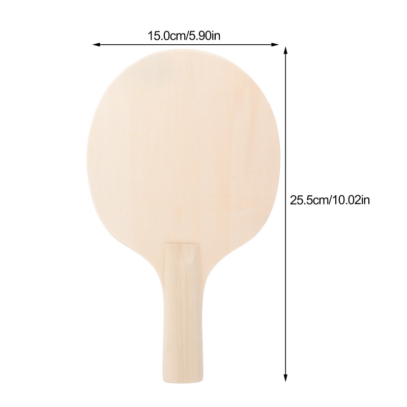 2 Pcs DIY Table Tennis Racket Exercising Children’s Toy Outdoor Offensive Kids Wooden Training
