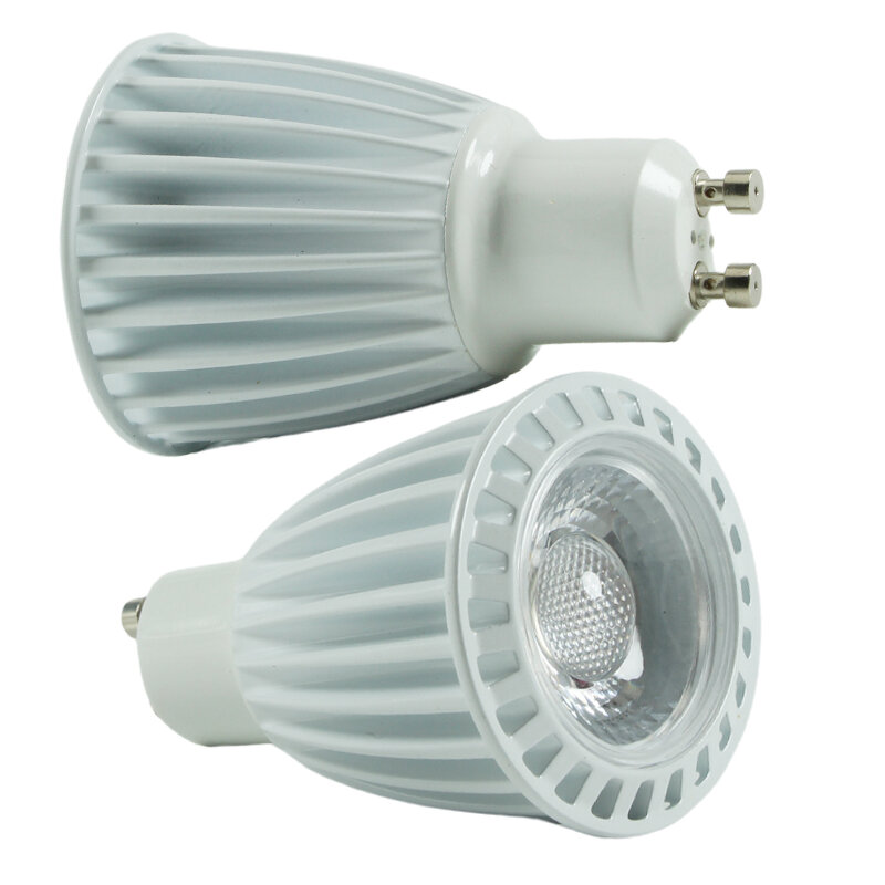 GU10 lampu sorot Led 12V 24 V 5W 9W, lampu sorot Super COB aluminium untuk ruang rumah dalam ruangan 60 derajat pencahayaan 12 24 v