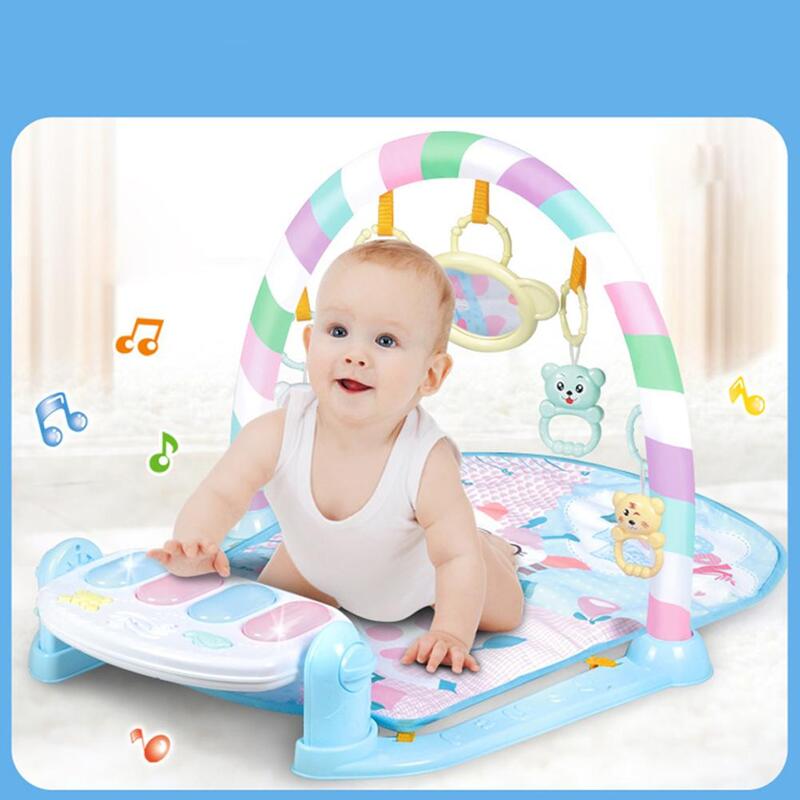 Niemowlę dziecko pedał fortepian mata do zabawy poduszka siłownia koc Fitness kulturystyka rama wczesna edukacja dla zabawek dla niemowląt