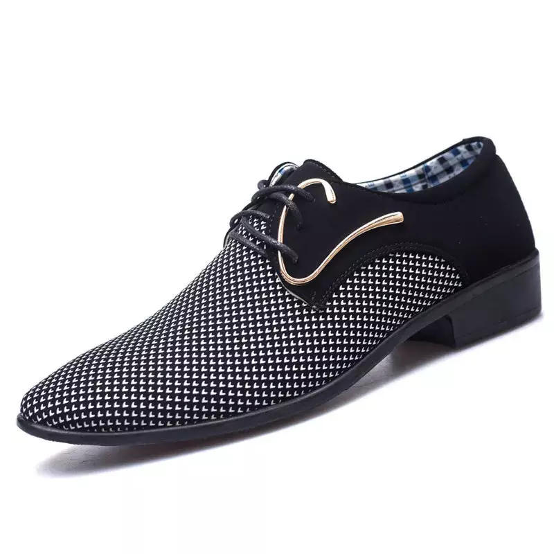 Мужские классические туфли в стиле ретро, износостойкие, Нескользящие, черные, модная Роскошная обувь