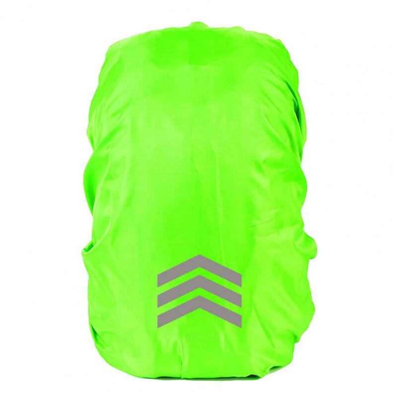 Cubierta reflectante impermeable para mochila, Protector de visibilidad nocturna a prueba de rayos Uv, resistente al desgaste para exteriores