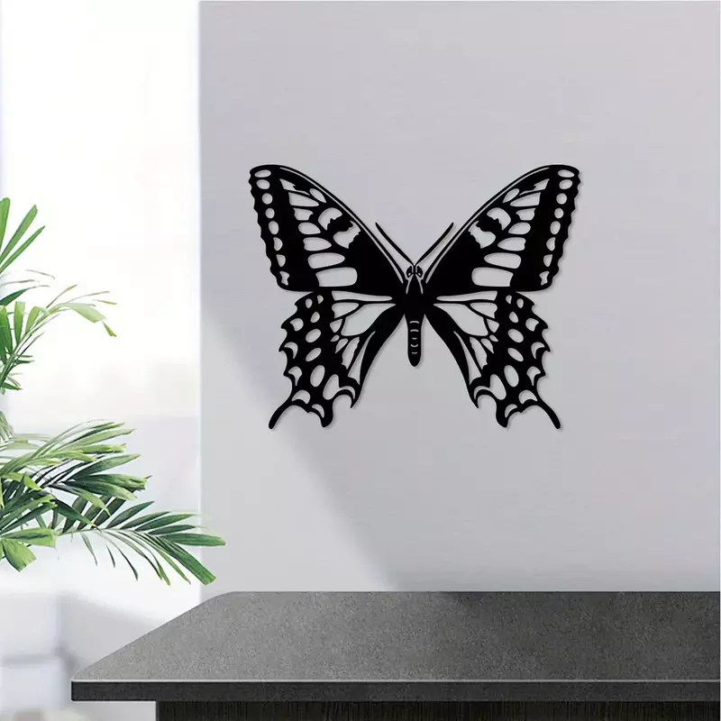 Kerajinan Besi kupu-kupu kreatif, dekorasi dalam ruangan, cocok untuk ruang tamu kamar tidur, dekorasi dinding luar ruangan